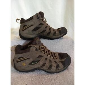 Columbia Mens Redmond II Mid Brown Waterproof Hiking Shoes, Size: 9   #MT25-4